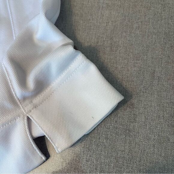 Bobby Jones White 1/4 Zip Golf Short Sleeve Shirt Size XS - Picture 5 of 7